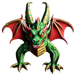 Vintage Dragon Clipart PNG Sxb
