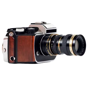 Vintage Dslr Camera Png Pca PNG image