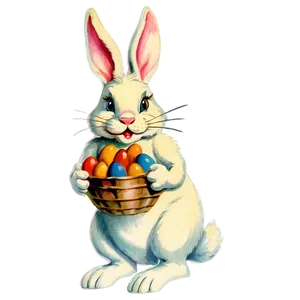 Vintage Easter Bunny Png 05232024 PNG image