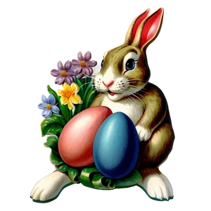 Vintage Easter Bunny Png 61 PNG image