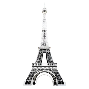 Vintage Eiffel Tower Illustration PNG Nqr4