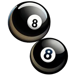 Vintage Eight Ball Drawing Png 77 PNG image