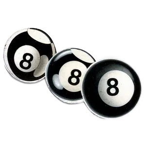 Vintage Eight Ball Drawing Png 91 PNG image