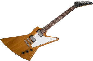 Vintage Electric Guitar Explorer Model PNG