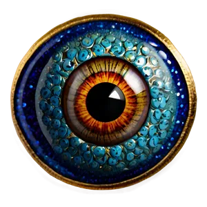 Vintage Evil Eye PNG Kal