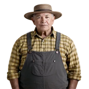 Vintage Farmer Image PNG 5