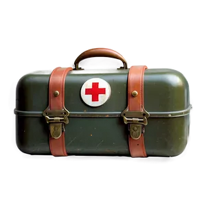 Vintage First Aid Kit PNG Edm72