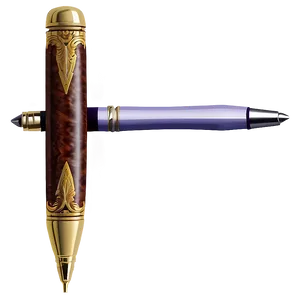 Vintage Flair Pen PNG 86