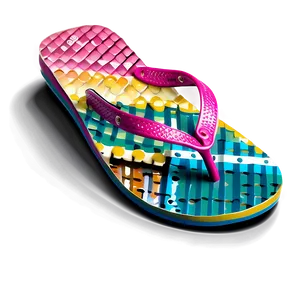 Vintage Flip Flop PNG 06132024