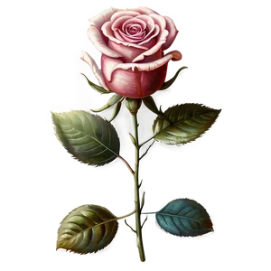 Vintage Floral Rose Png Fwu59 PNG image