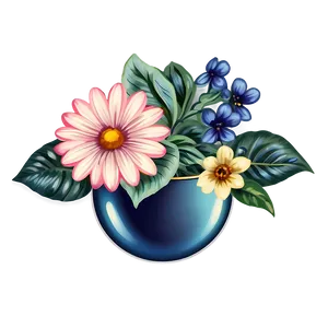 Vintage Flower B PNG