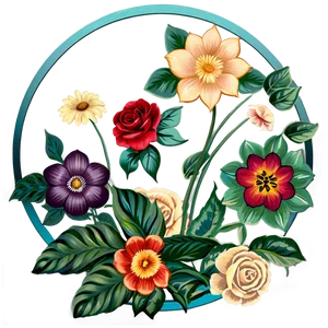 Vintage Flower Collection PNG Ssm PNG