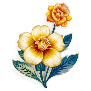 Vintage Flower Transparent PNG 21 PNG