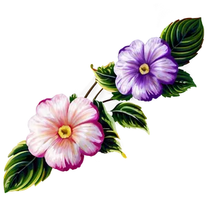 Vintage Flower Transparent PNG Snq30 PNG