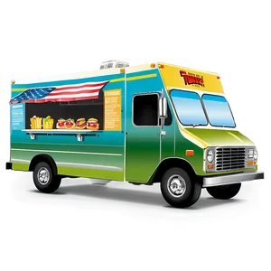 Vintage Food Truck Png Ioy PNG image