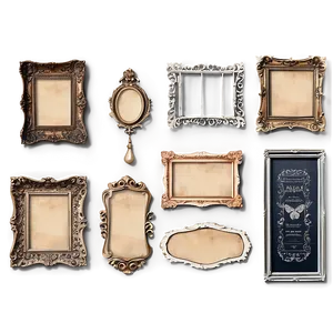 Vintage Frame Pin Board Png 06272024 PNG image