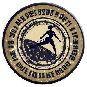 Vintage Frisbee Design Png Dio PNG image