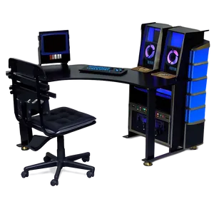 Vintage Gaming Desk PNG Dcc