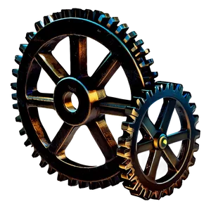 Vintage Gears PNG 70