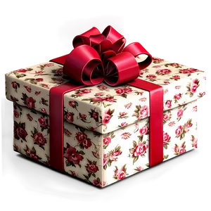 Vintage Gift Box PNG Rlg48