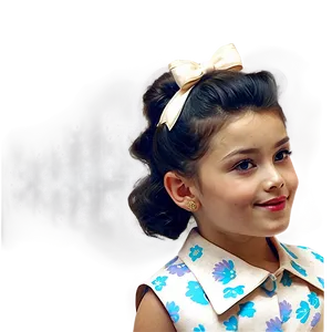 Vintage Girl Hair PNG Ssa