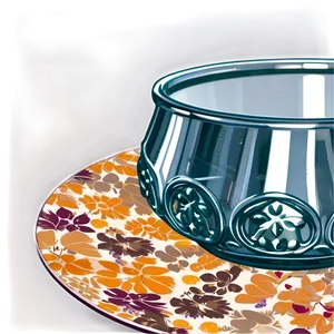 Vintage Glass Dishware Png 06202024 PNG image