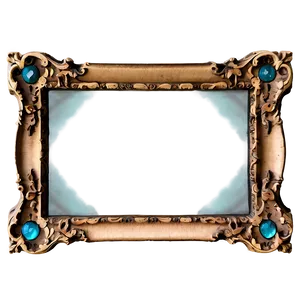 Vintage Glass Frame Png 9 PNG image