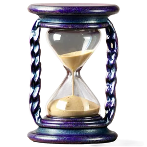 Vintage Glass Hourglass PNG Qhu98