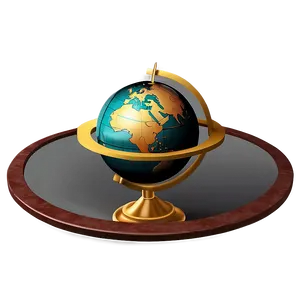 Vintage Globe Design Png 05042024 PNG image