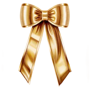 Vintage Gold Bow Png 06272024 PNG image