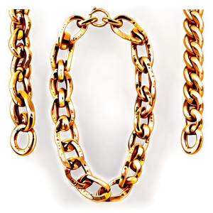 Vintage Gold Chain PNG 05042024