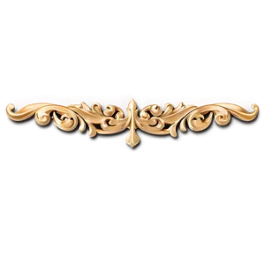 Vintage Gold Trim Detail Png 28 PNG image