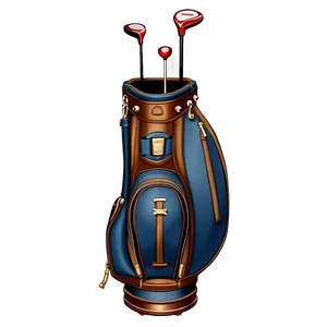 Vintage Golf Bag Png 22 PNG image