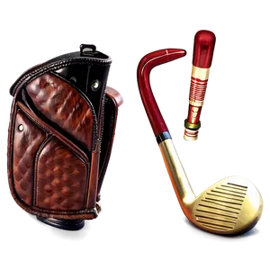 Vintage Golf Equipment PNG 05212024