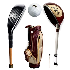 Vintage Golf Equipment PNG Wxh