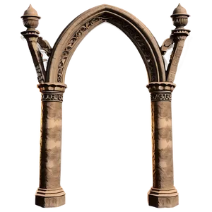 Vintage Gothic Arc Png 15 PNG image