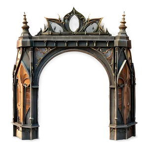 Vintage Gothic Arc Png 87 PNG image