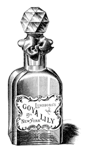 Vintage Goya Lily Perfume Bottle