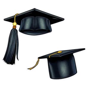 Vintage Graduation Cap Clipart 06262024