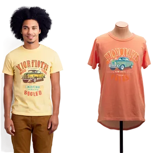 Vintage Graphic Tee Png 14 PNG image