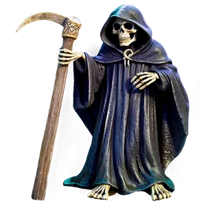 Vintage Grim Reaper Png Him77 PNG image