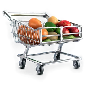 Vintage Grocery Cart Png Gsc46 PNG image