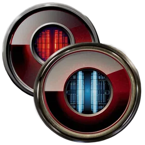 Vintage Hal 9000 Logo PNG Wcj