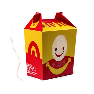 Vintage Happy Meal Box Look Png 06212024 PNG image