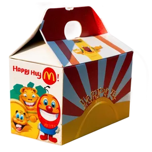 Vintage Happy Meal Box Look Png Xte76 PNG image