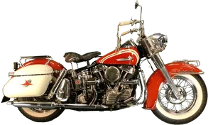 Vintage Harley Davidson Motorcycle