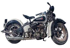 Vintage Harley Davidson Motorcycle
