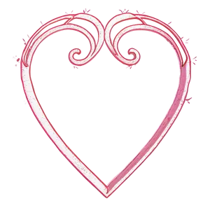 Vintage Heart Outline Png Mbx PNG image