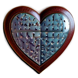 Vintage Heart Vector PNG Txm