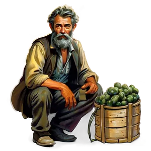 Vintage Hobo Drawing Png 95 PNG image